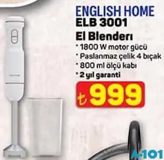 ENGLİSH HOME ELB 3001 EL BLENDERI
